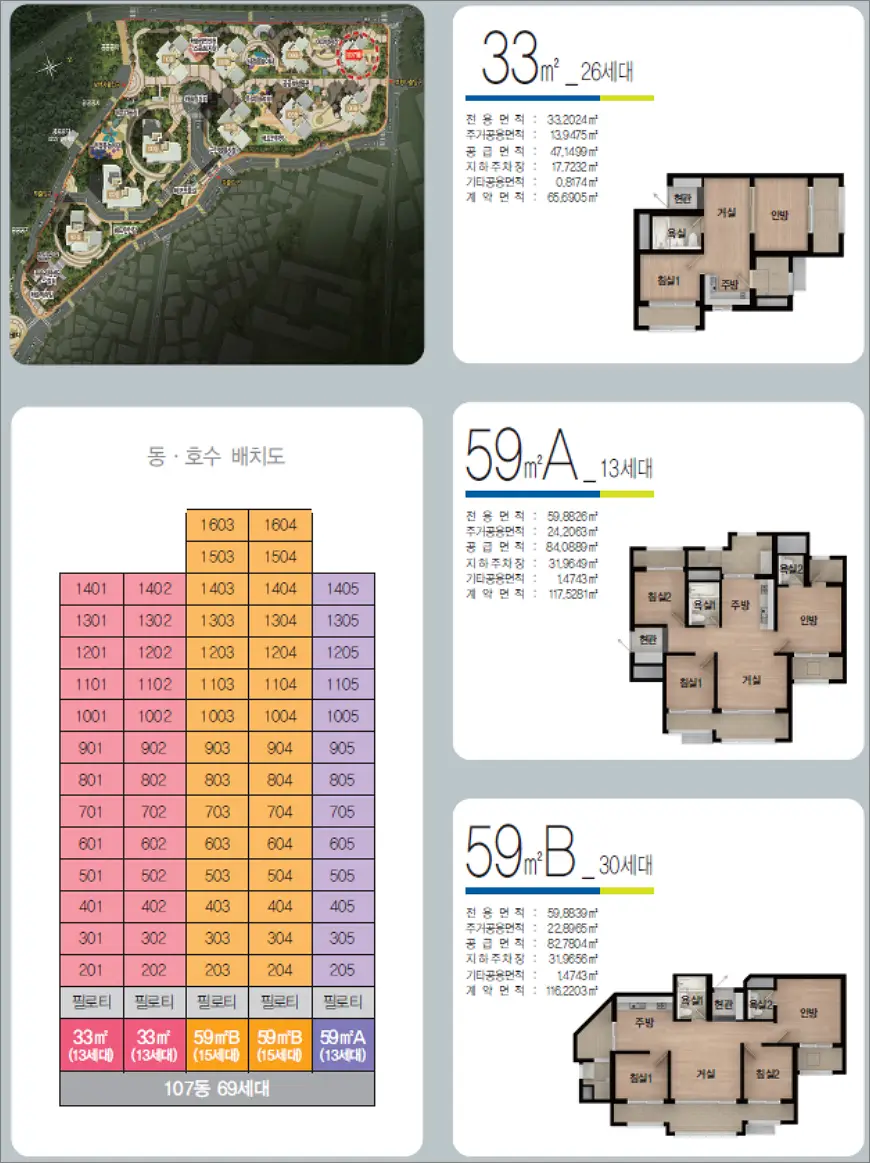 대신 롯데캐슬 공가세대 일반매각 평면도 대신 롯데캐슬 공가세대 일반매각 평면도
